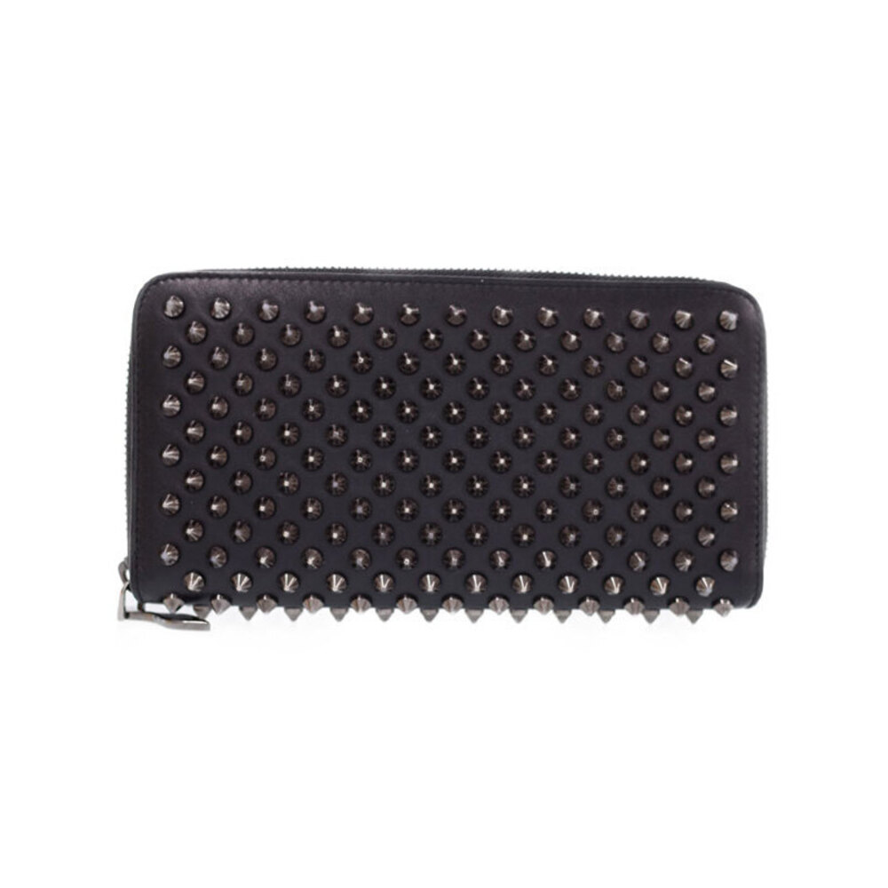 Christian Louboutin Panettone Studded Zip Around Long Wallet